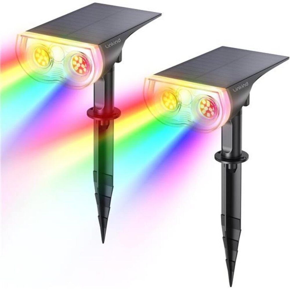 RGB Halloween Solar Lights Outdoor Waterproof IP67 StarRay Color